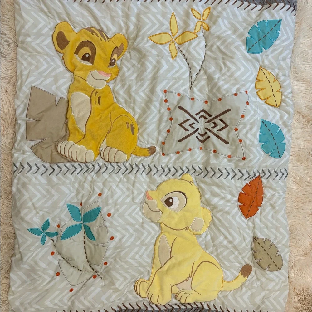 Lion King Baby Nursery Bedding Set and Accessories